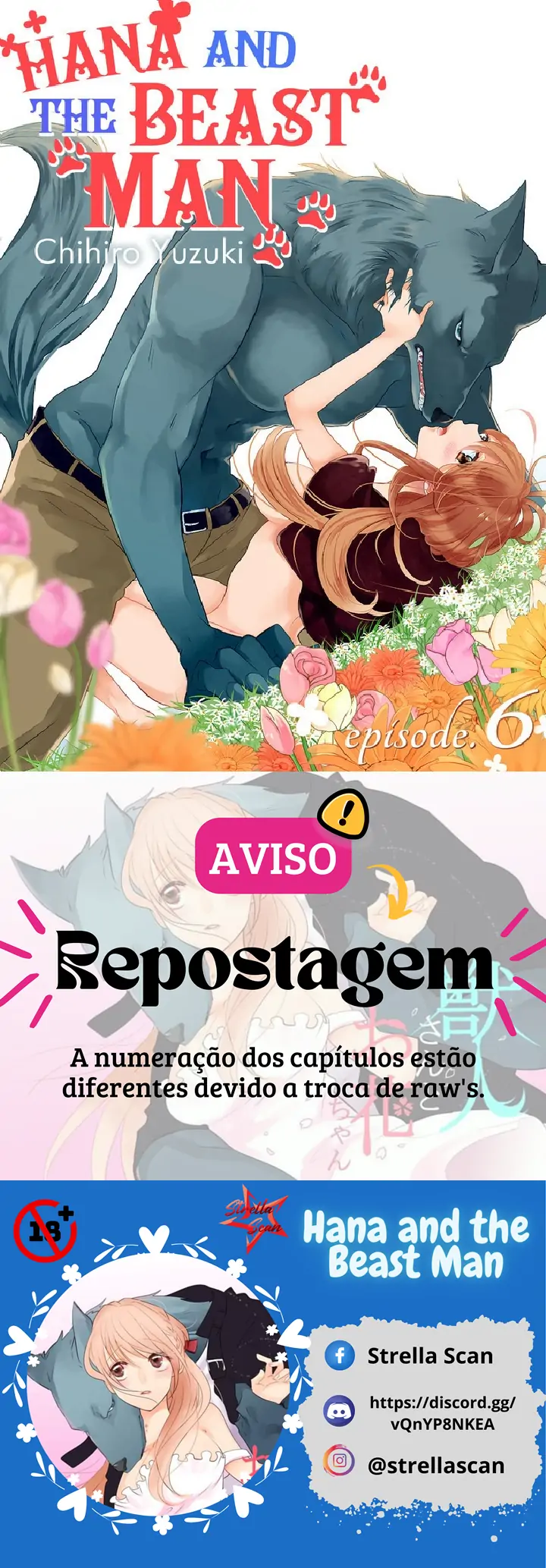 Hana e o Homem Fera +18 COLORIDO-Volume 1 Chapter 6